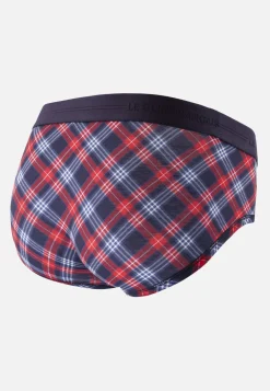 Le slip français Collection Cadeaux|Slips<Slip imprimé-Terrible Tartan Rouge