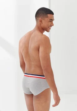 Le slip français Slips|Slips<Slip uni en coton-Le Terrible Gris