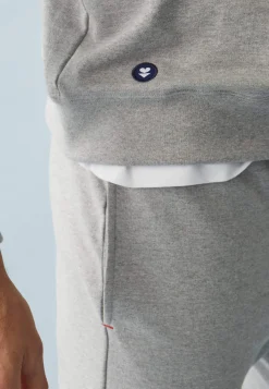 Le slip français Hauts<Sweat col rond en molleton-Ben-F Chiné Gris