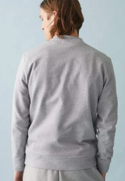 Le slip français Hauts<Sweat-shirt en molleton gratté-Barthe Chiné Gris