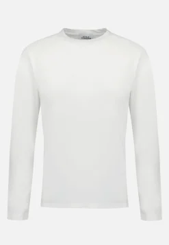 Le slip français Hauts De Pyjamas|Hauts De Pyjamas<Tee-shirt manches longues en coton-Jeannot Blanc