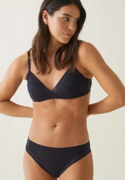 Le slip français Soutiens-Gorge<Triangle sans armature en lyocell-Justine Marine Bleu