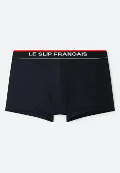 Le slip français Packs De Boxers|Sous-Vêtements De Sports<Trio de boxers de sport-Pack Trio Boxer Guillaume Marine Noir Blanc Bleu