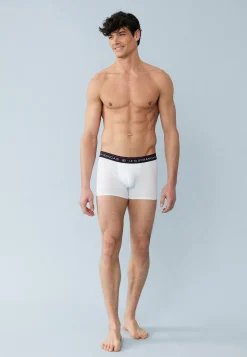 Le slip français Packs De Boxers|Packs Sous-Vêtements<Trio de boxers en coton-Pack Trio Boxer Redoutable Marine Blanc Jean Bleu
