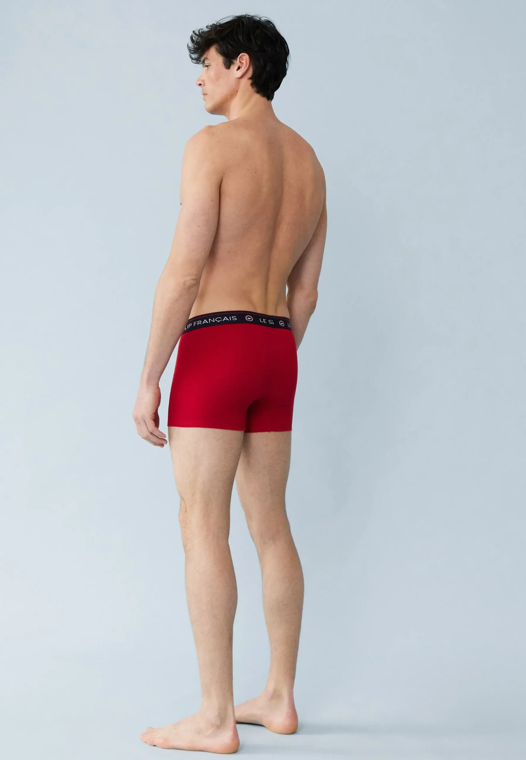 Le slip français Packs De Boxers|Packs Sous-Vêtements<Trio de boxers en coton-Pack Trio Boxer Redoutable Rouge Guillaume XV de France Blanc