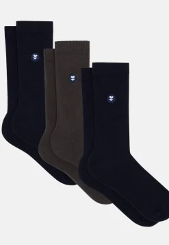 Le slip français Pack De Chaussettes|Packs De Chaussettes<Trio de chaussettes mi-hautes-Lucas trio Bleu