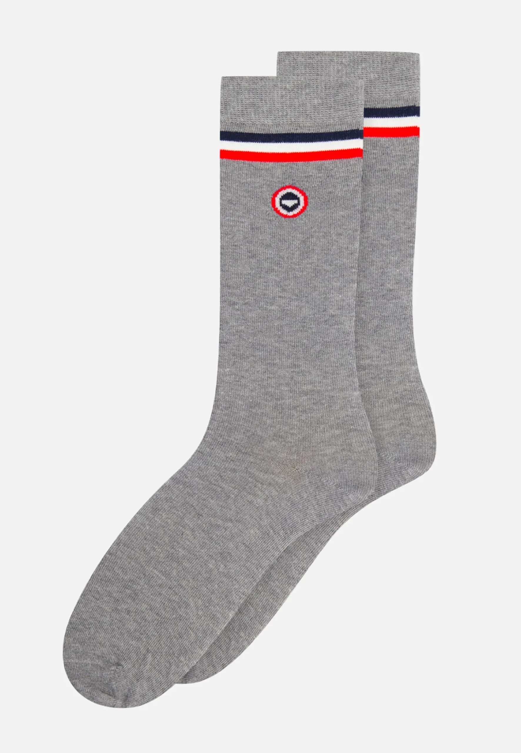 Le slip français Pack De Chaussettes|Packs De Chaussettes<Trio de chaussettes mi-hautes-Pack Trio Chaussettes Lucas Noir Tartan Gris