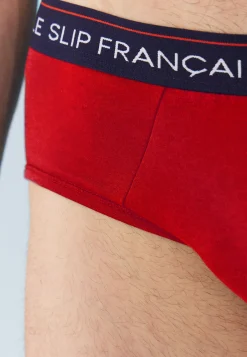 Le slip français Packs De Slips|Packs Sous-Vêtements<Trio de slips en coton-Pack Trio Slip Intrépide Marine Blanc Rouge Bleu
