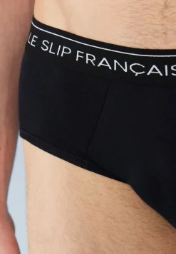 Le slip français Collection Cadeaux|Packs De Slips<Trio de slips en coton-Pack Trio Slip Intrépide Marine Noir Jean Bleu