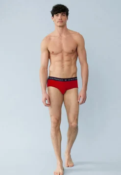 Le slip français Packs De Slips|Packs Sous-Vêtements<Trio de Slips en Coton-Pack Trio Slip Intrépide Bleu Jean Rouge Cerise Blanc
