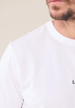 Le slip français Hauts<T-shirt col rond en coton milano-Renaud Blanc