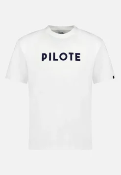 Le slip français Hauts<T-shirt col rond en coton-Jean-F Blanc