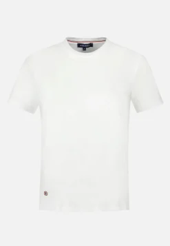 Le slip français Hauts<T-shirt col rond en coton-Jeanne Blanc