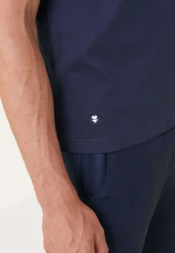 Le slip français Hauts<T-shirt en coton-Sasha Marine Bleu