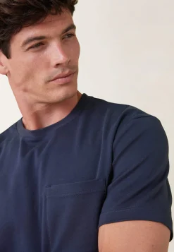 Le slip français Hauts<T-shirt en coton-Sasha Marine Bleu