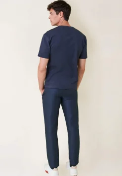 Le slip français Hauts<T-shirt en coton-Sasha Marine Bleu