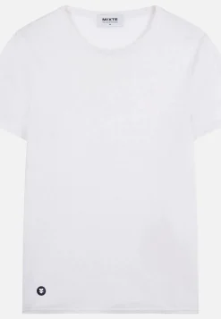 Le slip français Hauts<T-shirt en lin-Camille Ecru Blanc