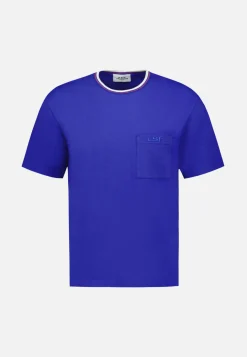 Le slip français Hauts<T-shirt en piqué en coton-Noa Éblouissant Bleu