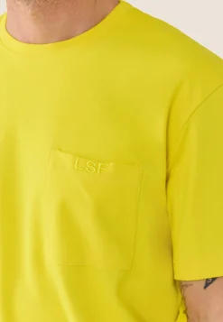 Le slip français Hauts<T-shirt Homme en coton-Sasha Soleil Jaune
