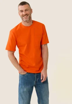 Le slip français Hauts<T-shirt Homme en coton-Sasha Tango Orange
