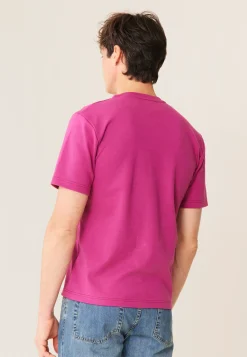 Le slip français Hauts<T-shirt Homme en coton-Sasha Betterave Rose