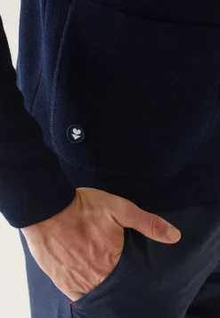 Le slip français Hauts|Vestes & Chemises<Veste en maille-Eloi Marine Bleu